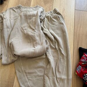 Aerie Beige Loungewear Set